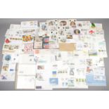 A quantity of world first day covers and stamps. Includes some mint Isle of Man examples, etc.