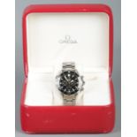 A gents stainless steel Omega Seamaster Professional Chronograph automatic wristwatch. With box.