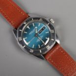 A gents stainless steel Marine Star automatic wristwatch. Having baton markers, centre seconds and