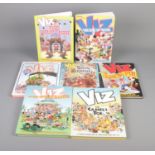 Seven Viz annuals/books including The Camel's Toe, The Butcher's Dustbin, The Thick Repeater, etc.