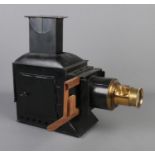 An unmarked magic lantern projector.