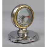 A 1920s/1930s calormeter by Wilmot, Birmingham. Used for motor vehicle radiator water temperature.