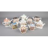 A Large quantity of collectors teapots by Wade Ringtons and Sadler