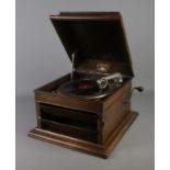 A Columbia Grafonola hornless gramophone by Magic Notes. Working.