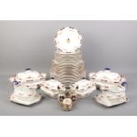 A Coronaware Alexandra dinner set (approximately fifty pieces), comprising of dinner, salad and