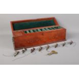 A wind-up cased Horseracing Game. Ascot; The New Racing Game, by J.Jaques & Son, Hatton Garden,