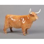 A Beswick Highland cow. Good condition.