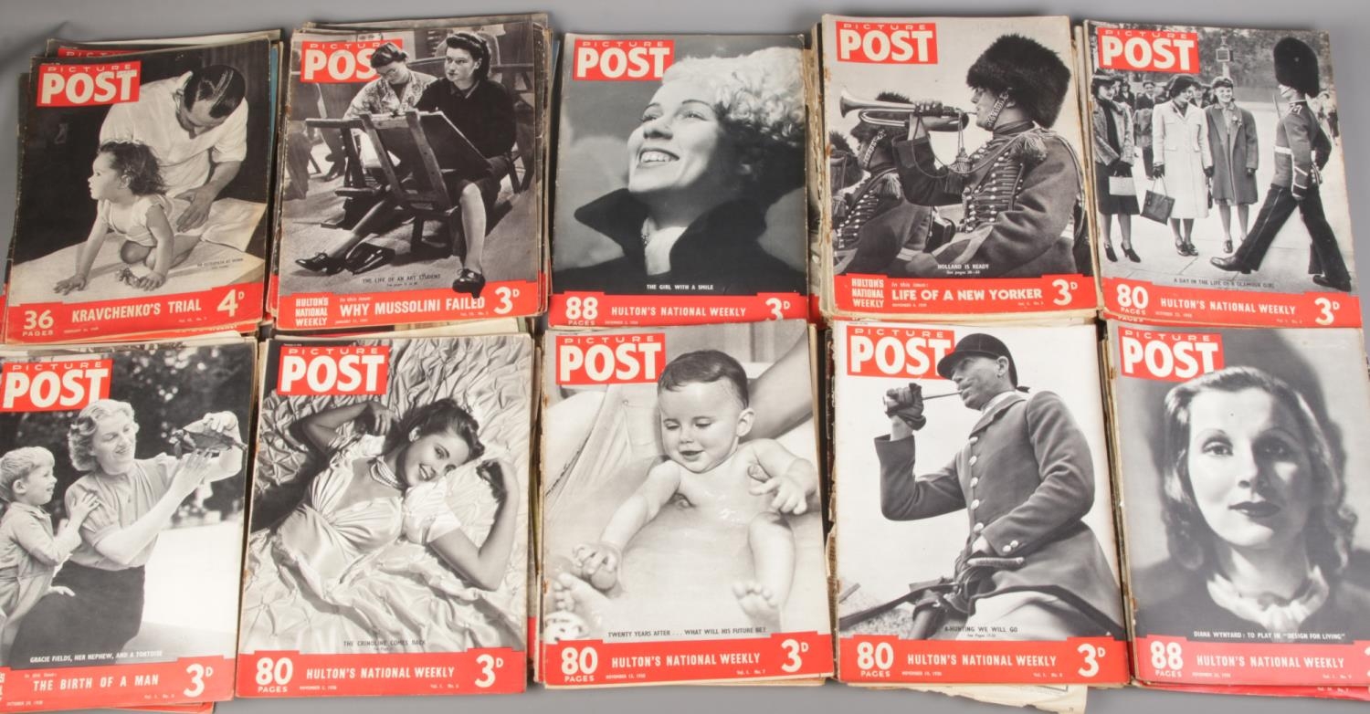 A large quantity of mostly 1930s & 40s Picture Post magazine. Approximately 100. - Image 2 of 2