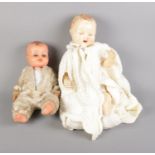 Two vintage dolls including Sarold example.