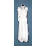 1980's Jean Phoenix bridal gown along with Jean Elizabeth tiara