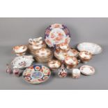 A collection of mostly Samuel Radford tea wares and Imari oriental ceramics.