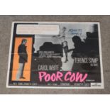 POOR COW (1967) - British UK Quad film poster - 'X' certificate First Release (30"x40")