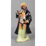 A Royal Doulton ceramic figure, Blue Beard HN2105. Height 28cm. Good condition.