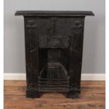 Cast iron fireplace with grill 99x77cm