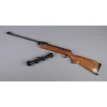 BSA Meteor MK lll .22 air rifle (1969 - 1973) with scope. CANNOT POST