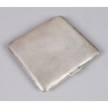 A silver Mappin & Webb cigarette case. Hallmarked Birmingham 1933. 86g.