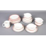 A quantity of Villeroy & Boch Beaulieu dinnerwares including soup bowls and plates