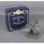 The Tudor Mint Myth and Magic Lord Of The Rings "A Black Rider" pewter figure in original box.