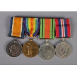 A British WW1 Medal Pair To Include The Great War Of Civilisation Victory Medal Together and The