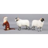 Three boxed Beswick figures including otter and Limited Edition Swaledale Ram (146/1000) and Ewe (