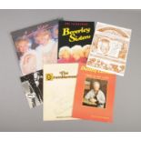 A quantity of signed items including Frankie Vaughan, Beverley Sisters souvenir scrapbook together