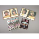Signed and framed photos of The Nolans including a signed "In The Mood For Stardom" book and a "