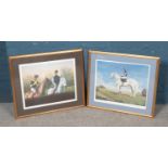 After Desmond Snee and Maxine Cox, two framed limited edition prints of Desert Orchid, both signed