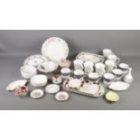 A collection of ceramics including Spode, Royal Crafton, Royal Doulton, Royal Worcester, Heritage