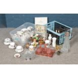 A quantity of ceramics including near complete tea sets by Argyle, The Leonardo Collection, Polly-