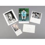 A collection of signed pictures of film and television interest including David Suchet, Michael