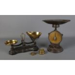 Two sets of weighing scale including Salter's family scale and W&T Avery example. Includes