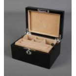 A Links of London jewellery box in gloss black finish includes key