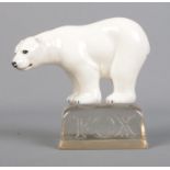 A Limited Edition Royal Doulton advertising Polar Bear for Fox's Glacier Mints AC4. No. 480/2000.