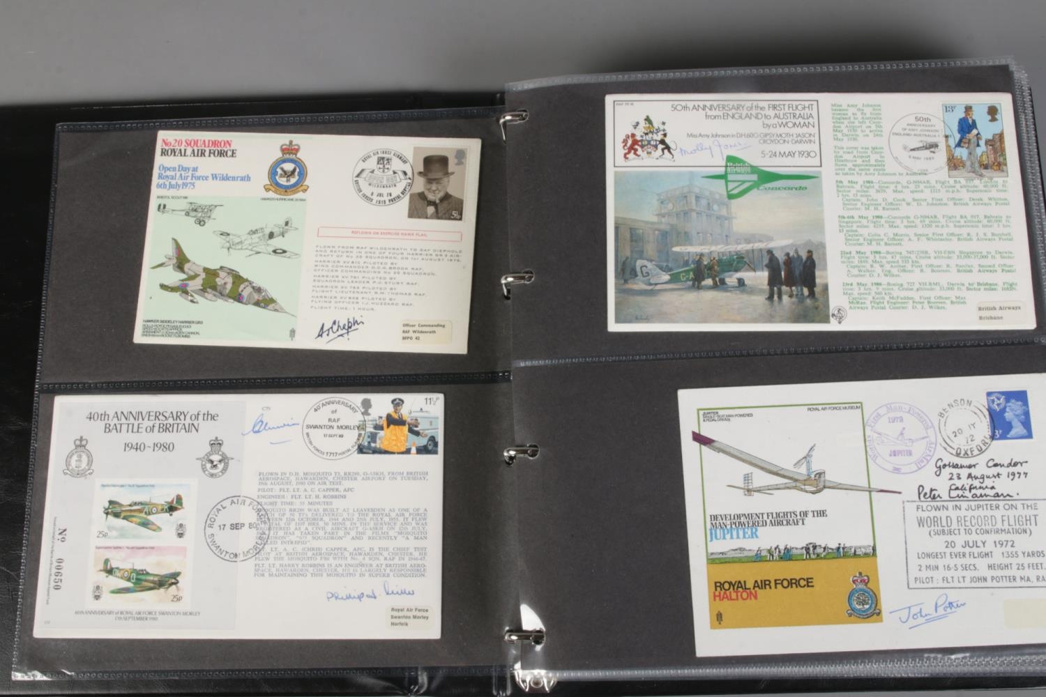 A collection of RAF signed and unsigned covers with some limited editions. - Bild 2 aus 4