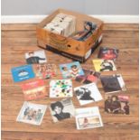 One box of single records of approximately 250 single records including T'Pau, Gloria Gaynor, Matt