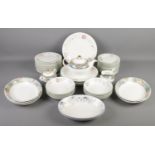 A quantity of Royal Doulton dinner/teawares. Includes Tudor Grove, Windermere, Angelina, etc.
