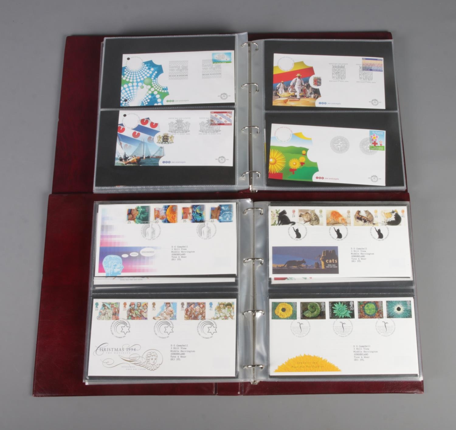 Two albums of mostly British Royal Mail First Day Covers along with selection of Netherlands - Image 2 of 3