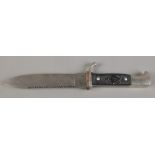 A German Solingen Hitler Youth knife with sheath. CANNOT POST OVERSEAS.