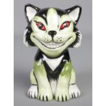 A Lorna Bailey cat 'Grouch' figure.