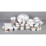 A Royal Doulton Woodstock pattern tea service along with small quantity of Royal Albert Old