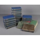 A collection of old books including Hazell, Watson & Viney LTD printed Charles Dickens books (15