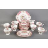 A quantity of mostly Royal Albert 'Lady Carlyle' teawares. Includes cups & saucers, sandwich