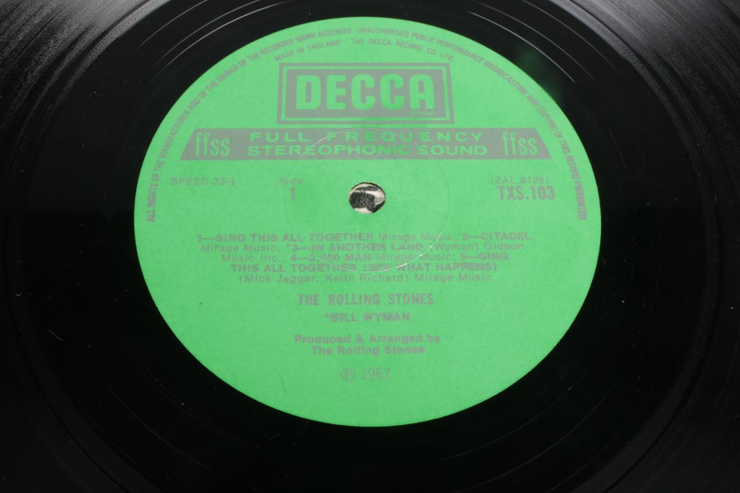 The Rolling Stones - Their Satanic Majesties Request; flat cover (1967). Decca, TXS. 103, ZAL-8126- - Image 3 of 4