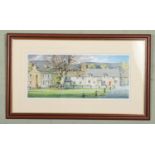 After John Rudkin, a framed limited edition print titled 'The Green-Castleton'. Signed in pencil