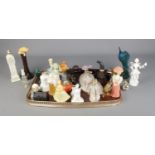 A collection of vintage Avon novelty perfume/aftershave bottles to include swordfish, table lamps,