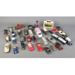 A box of assorted diecast vehicles to include Matchbox Models of Yesterday, Days Gone, Lledo, etc.