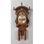 A Thomas Tompion Dutch inspired wall clock. With moon phase.