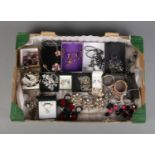 A tray of modern costume jewellery to include Oasis, LK Bennet, jewellery suites, bangles, etc.