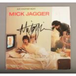 A signed Mick Jagger LP " Just Another Night"