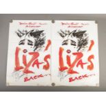Two signed Liza Minnelli concert posters